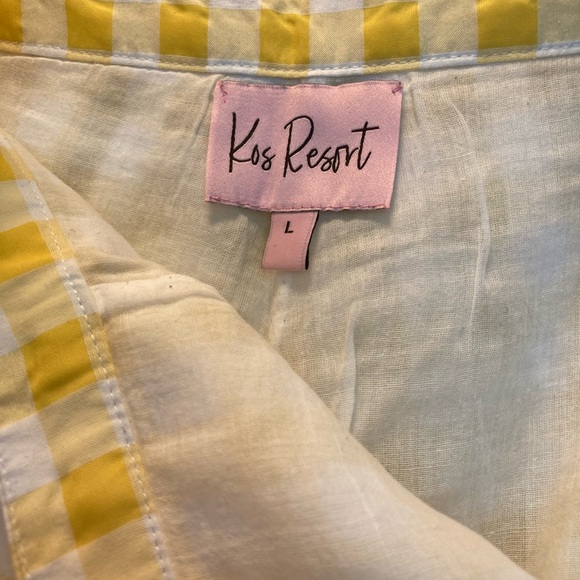 Kos Resort Yellow Gingham Set - Picture 5 of 5